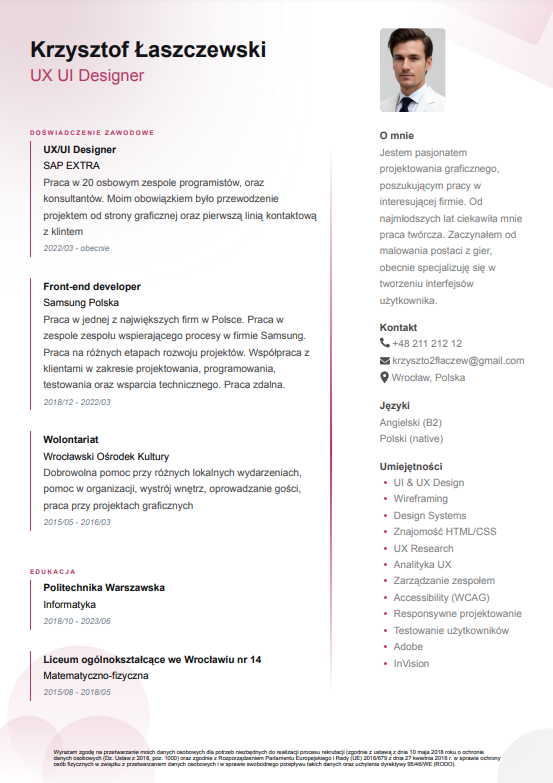 Szablon CV