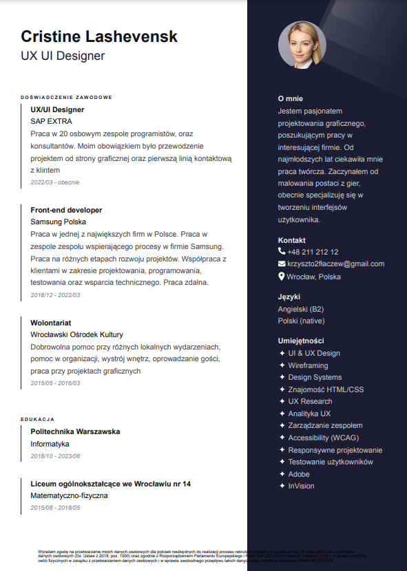 Szablon CV